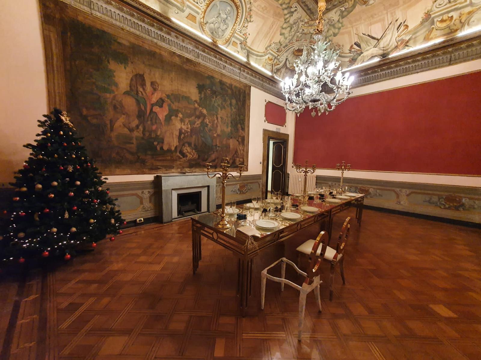 Tavola nella Sala dei Cherubini